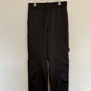 Zara Women Black Pants silk size S